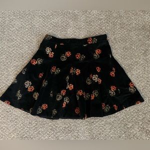Free People corduroy circle skirt